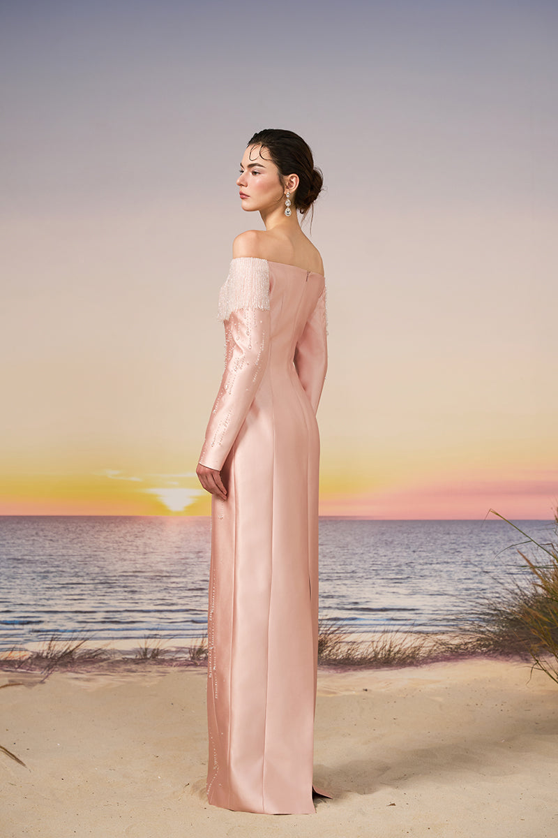 TALIA ROYAL TAFFETA DRESS IN LIGHT PINK | CULT MIA | 21Six TALIA ROYAL TAFFETA DRESS IN LIGHT PINK | CULT MIA | 21Six