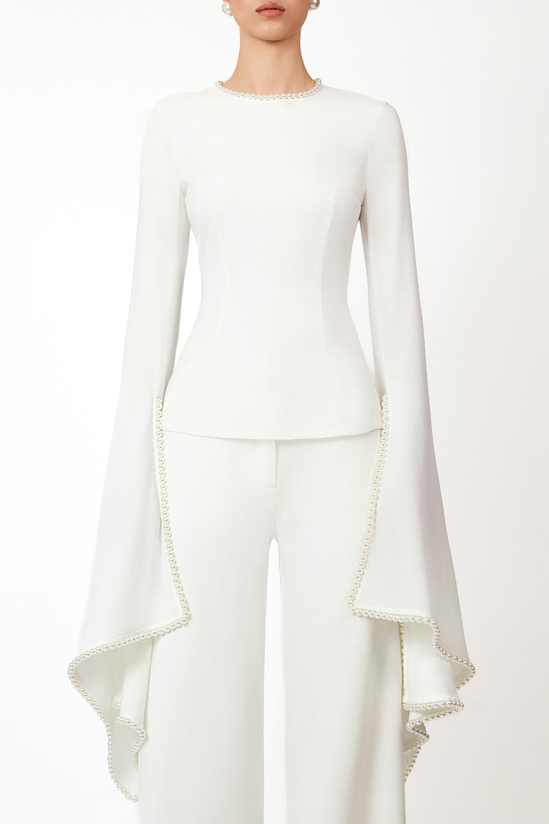 KADELA TOP IN WHITE - CULT MIA