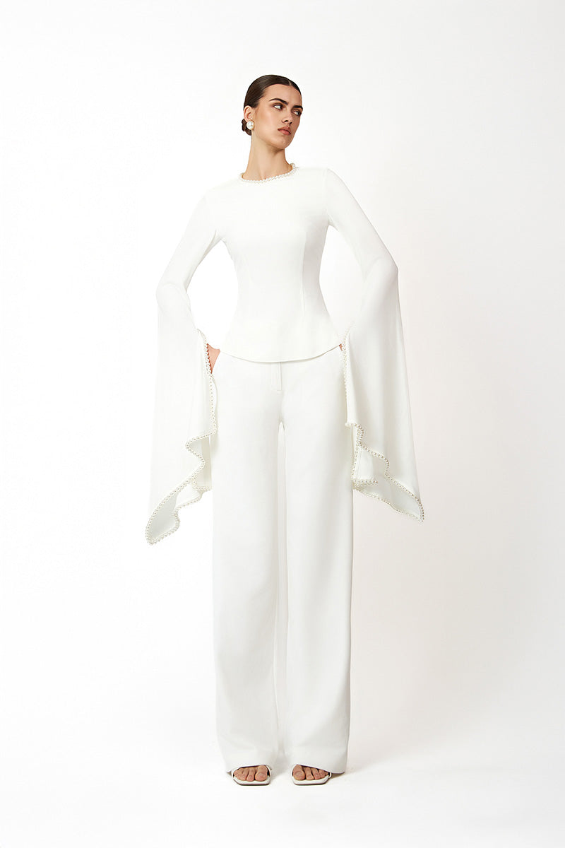 KADELA TOP IN WHITE - CULT MIA