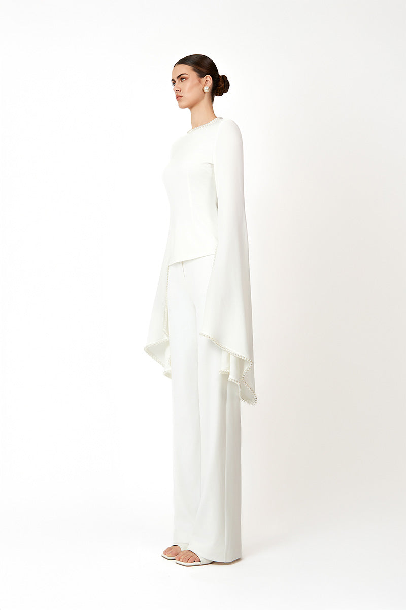 KADELA TOP IN WHITE - CULT MIA