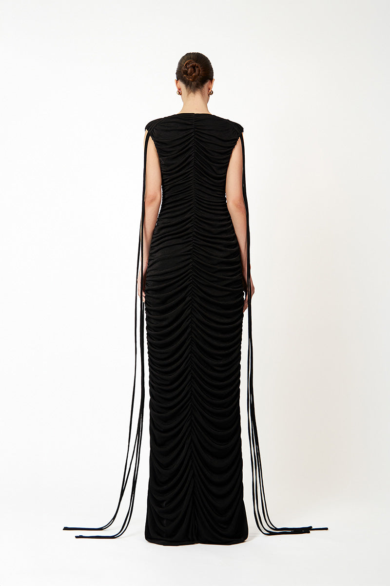 KAELI DRESS IN BLACK - CULT MIA