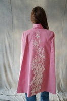 Nadya Shah Kai in Seville jacket featuring stylish design and tailored fit, shown in a close-up view.