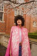 Nadya Shah KAI IN SEVILLE jacket with stylish design, displayed on a hanger against a neutral background.