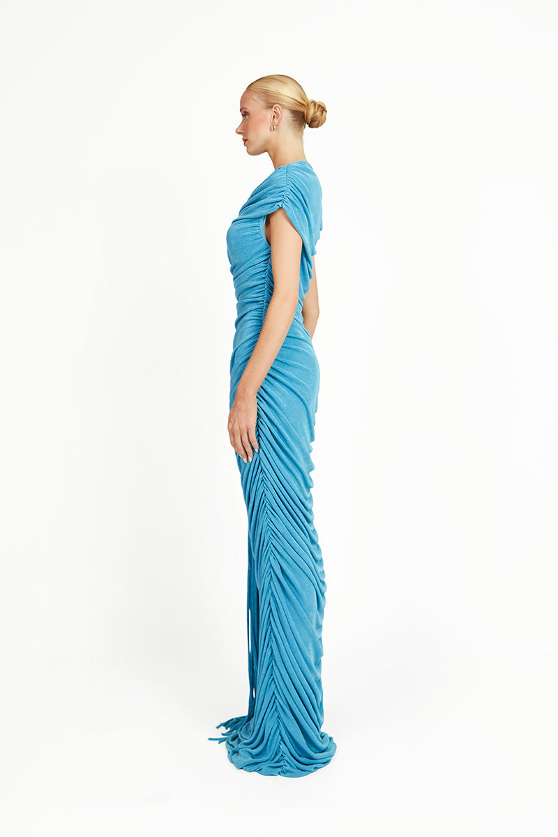 KALICEA DRESS IN BLUE - CULT MIA