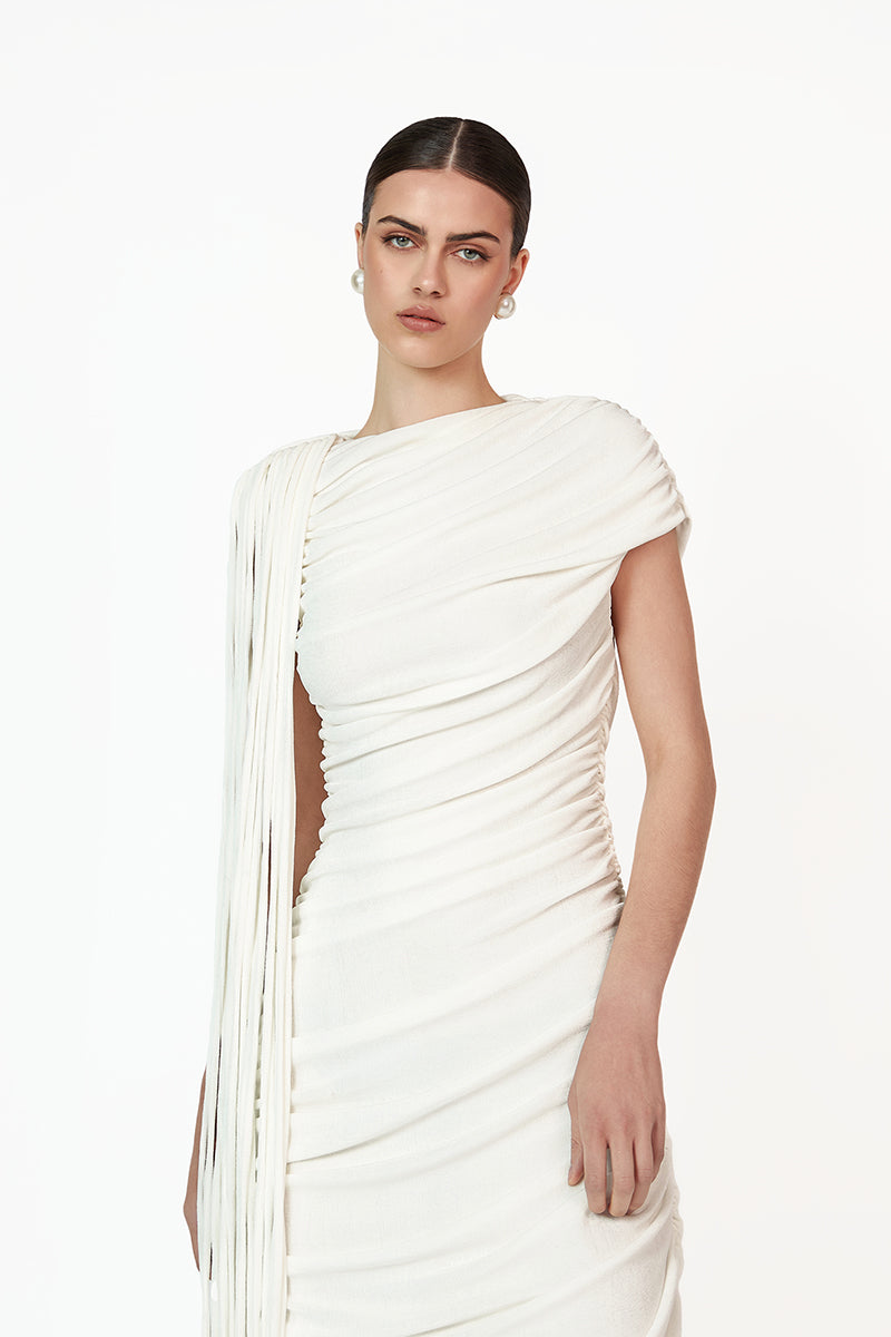 KALICEA DRESS IN WHITE - CULT MIA