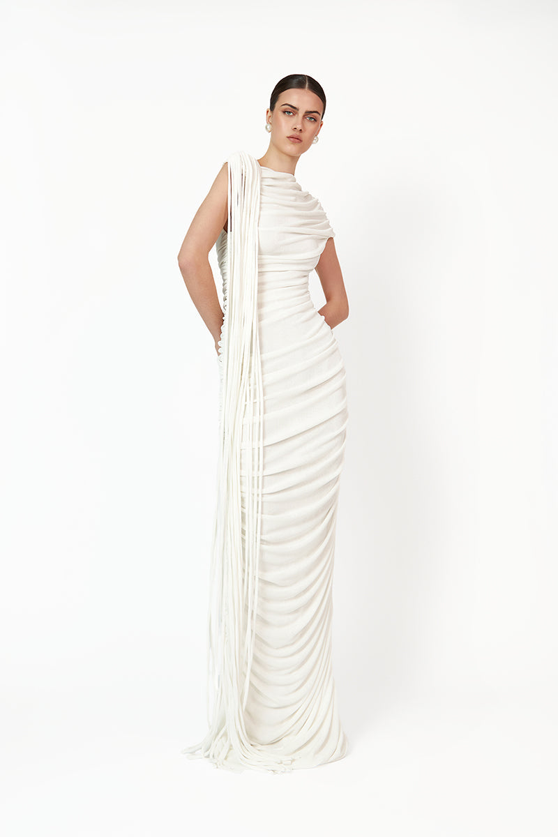 KALICEA DRESS IN WHITE - CULT MIA