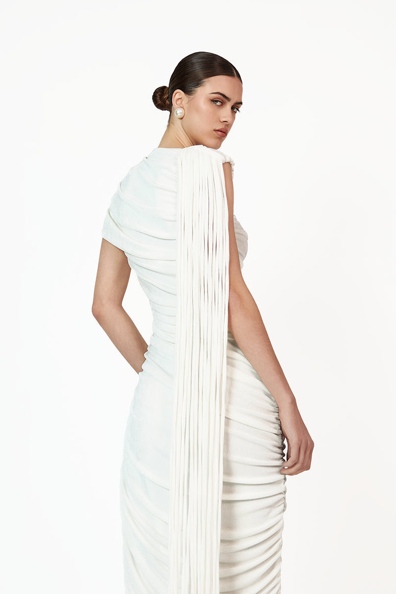 KALICEA DRESS IN WHITE - CULT MIA