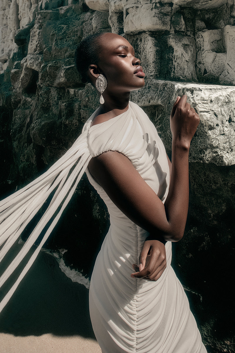 KALICEA DRESS IN WHITE - CULT MIA
