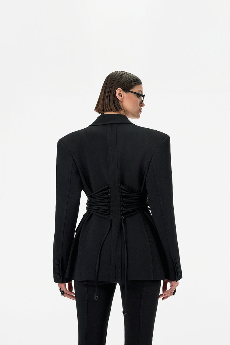 KALLISTE BLAZER IN BLACK - CULT MIA