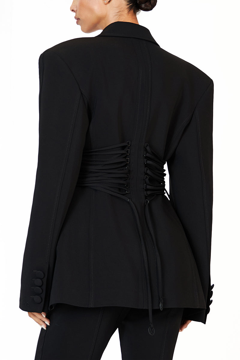 KALLISTE BLAZER IN BLACK - CULT MIA