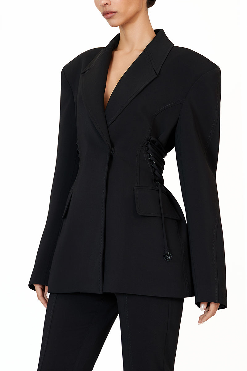 KALLISTE BLAZER IN BLACK - CULT MIA