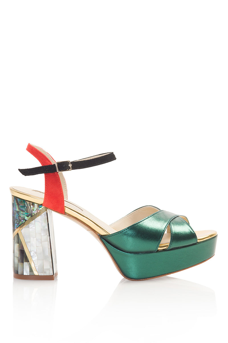KAMI LEATHER HEELS