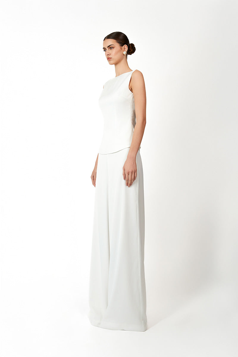KASTRID PANTS IN WHITE - CULT MIA