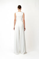 White KASTRID top by Khanum's, featuring a stylish, casual design perfect for everyday wear.
