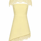 Matters Katea butter yellow mini dress with sleeveless design and fitted silhouette, perfect for casual or summer wear.