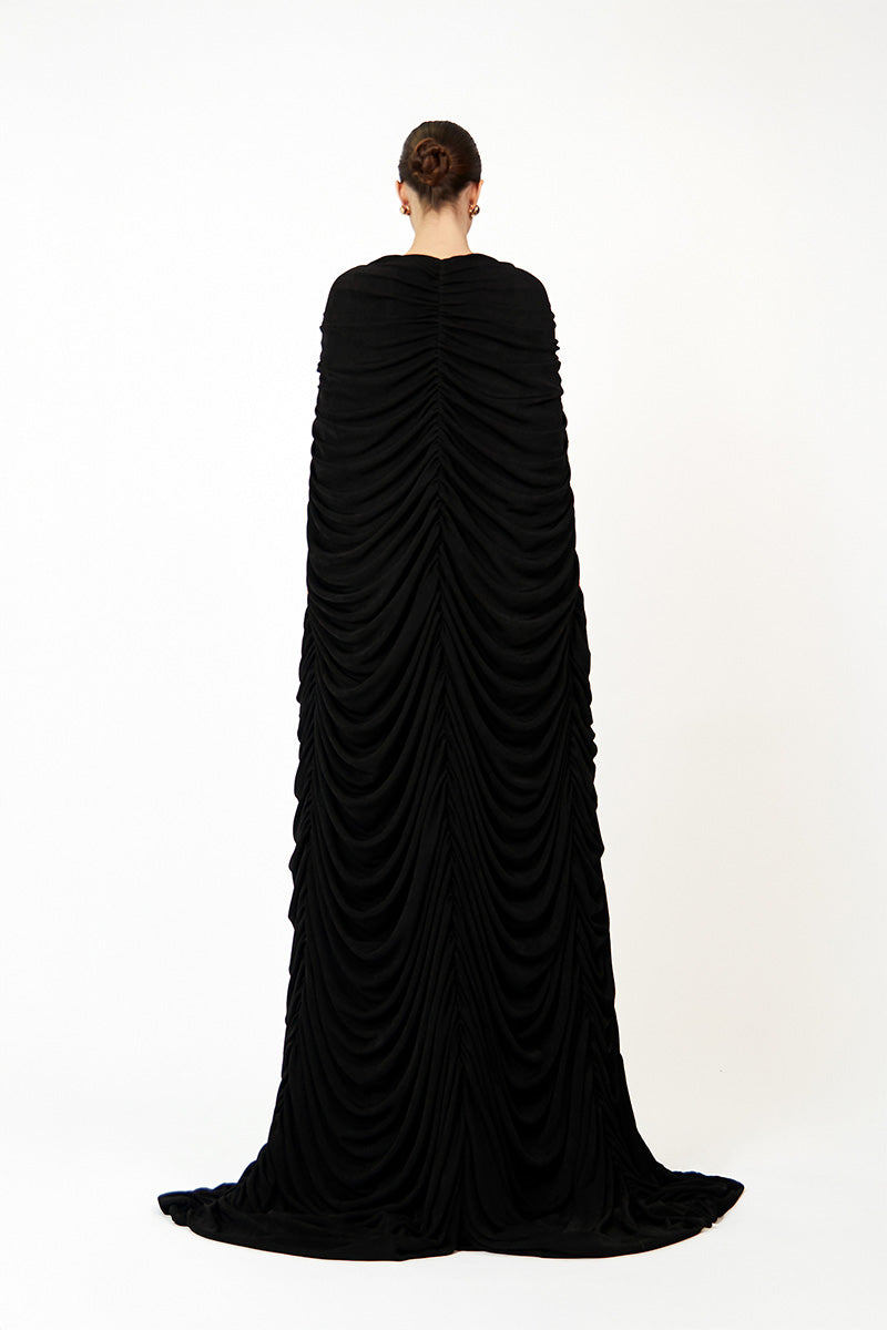 KATHENA CAPE IN BLACK - CULT MIA