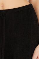 Black Kayla co-ord set by Khanum's featuring a matching top and bottom, styled with a modern, sleek look.