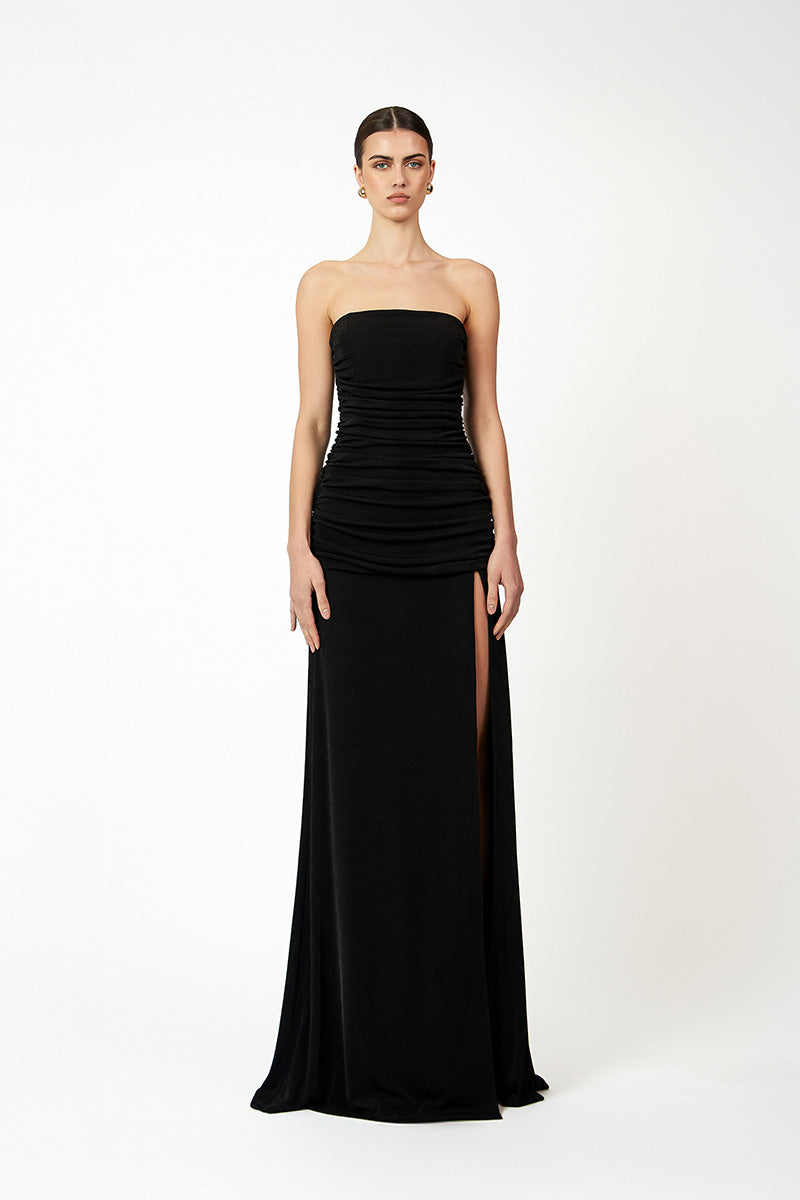 KELESTE DRESS IN BLACK - CULT MIA