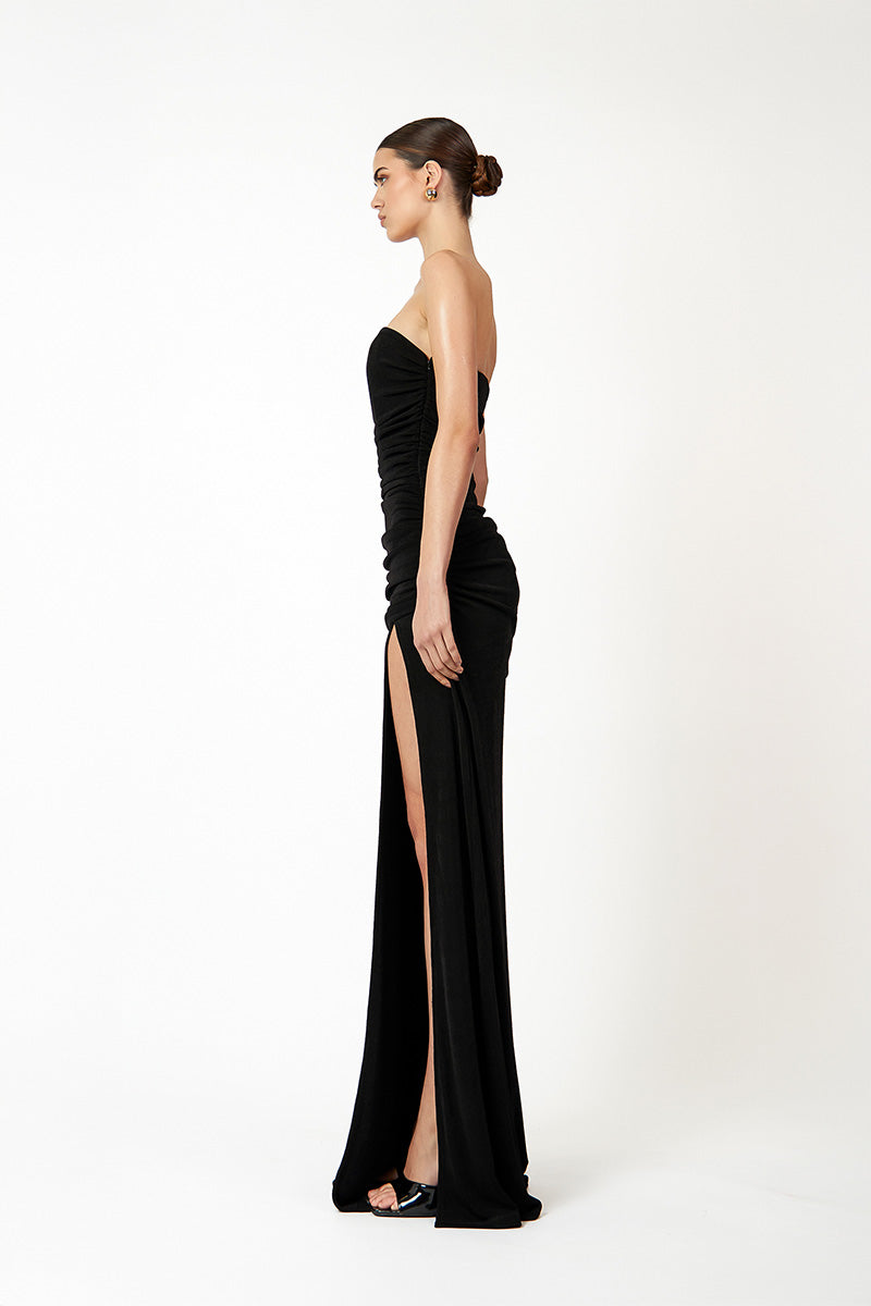 KELESTE DRESS IN BLACK - CULT MIA