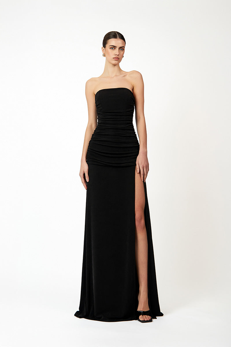 KELESTE DRESS IN BLACK - CULT MIA