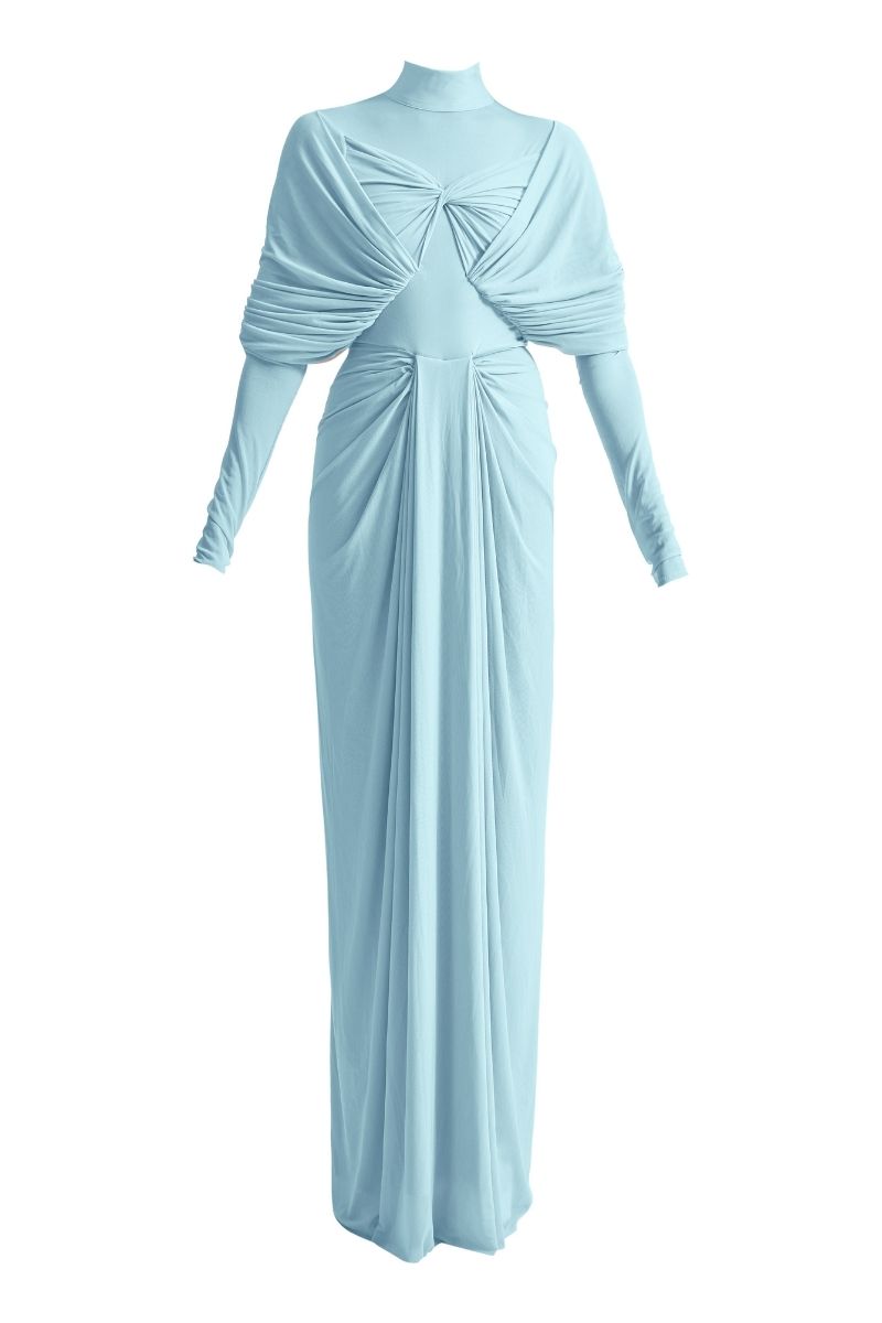 KENNY BABY BLUE MAXI DRESS - CULT MIA