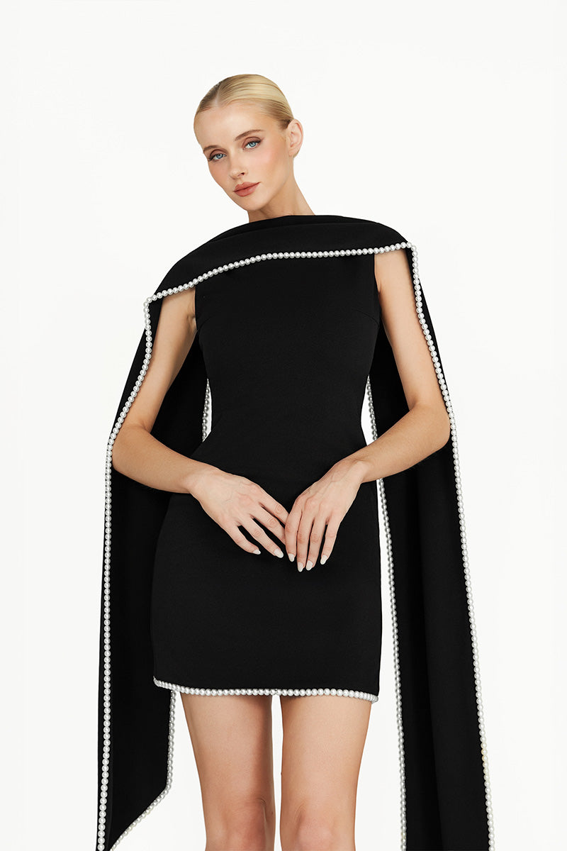 carminia mini dress in black superdown