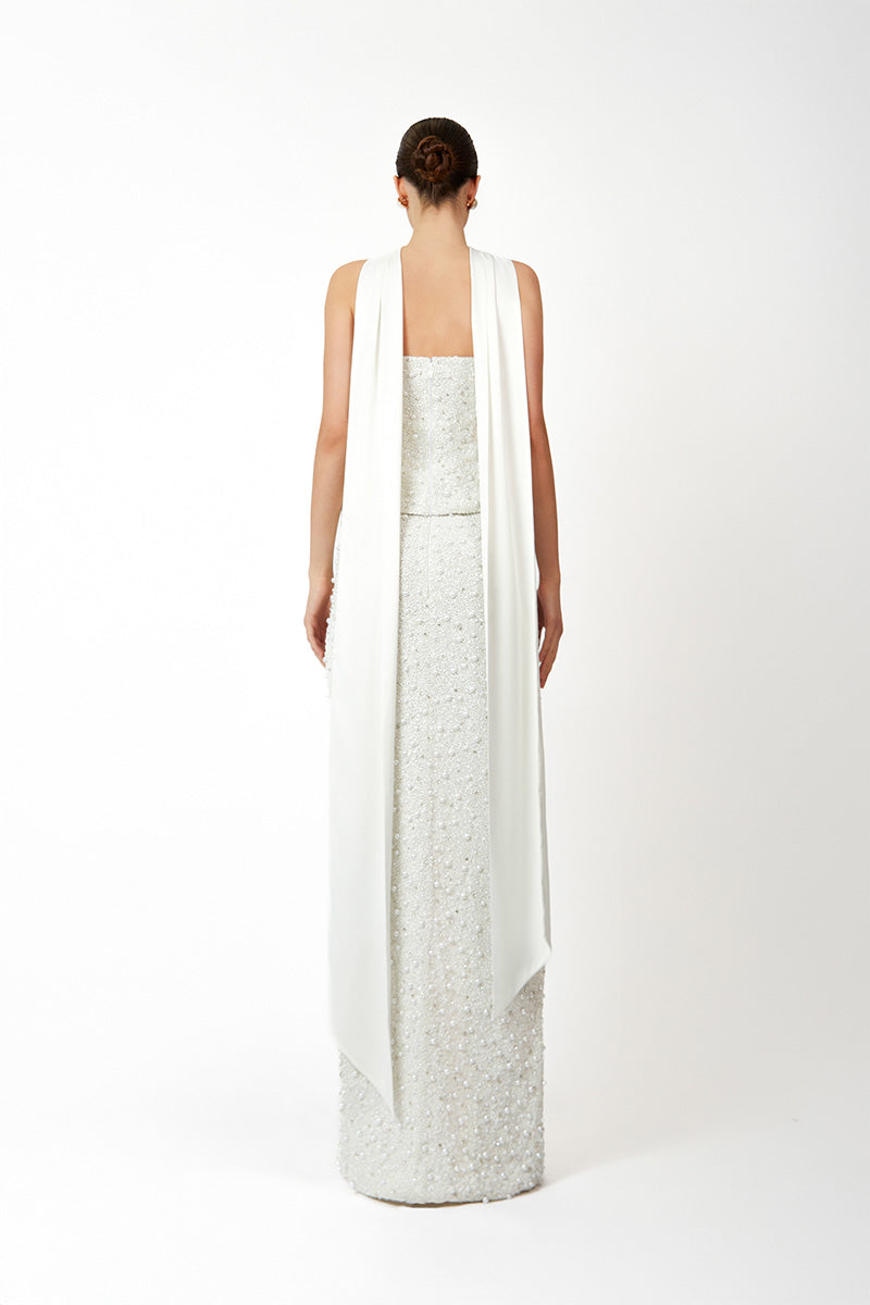 KHERA MAXI SKIRT IN WHITE - CULT MIA