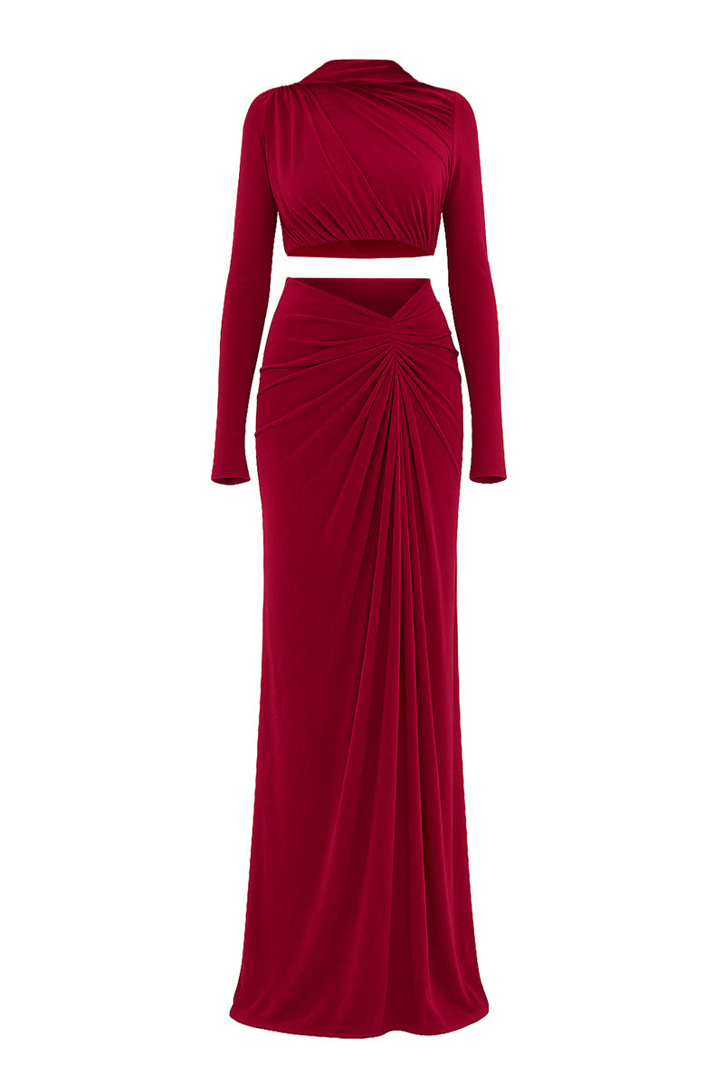 KHERIE CO-ORD IN RED