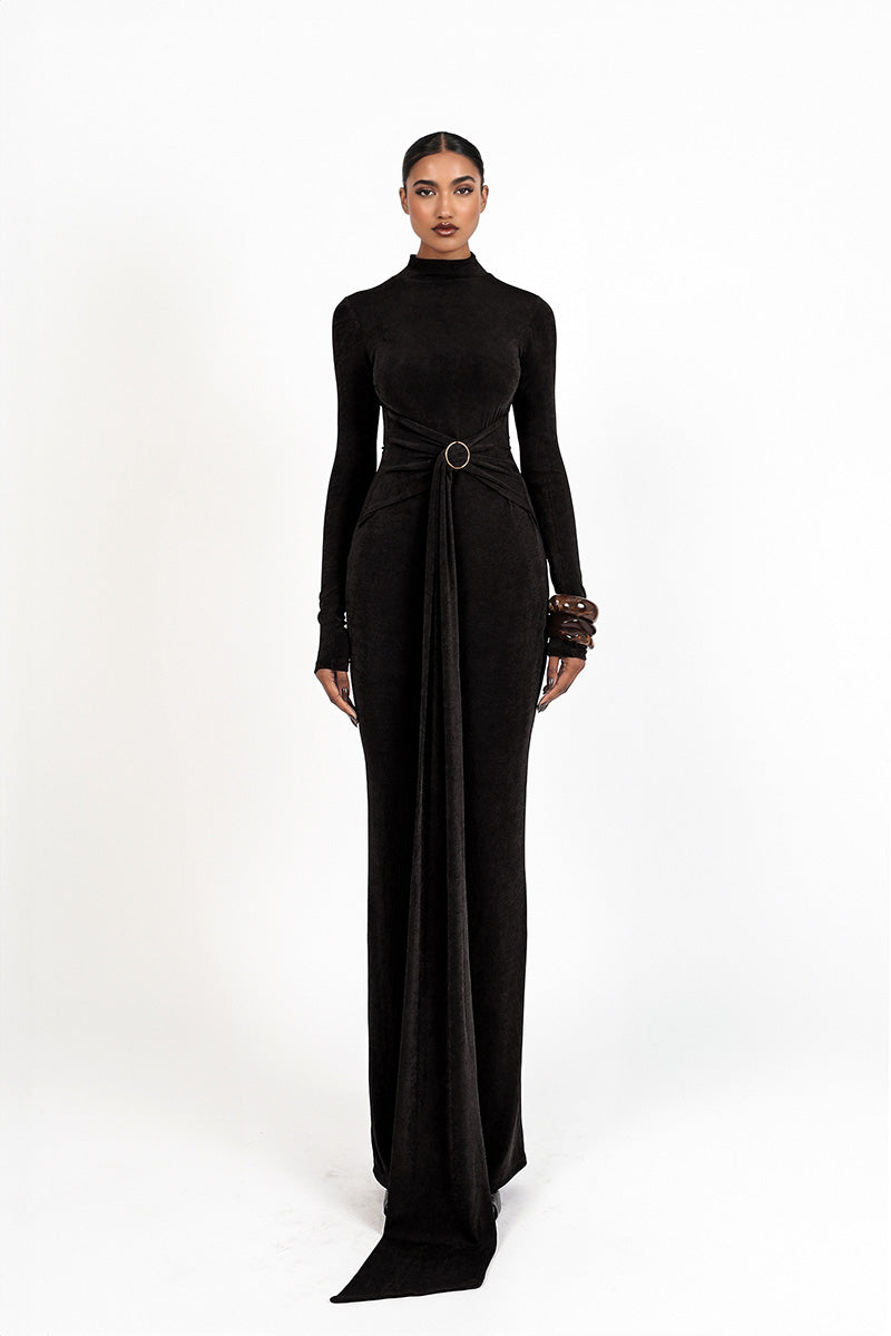 KHRISSY DRESS IN BLACK - CULT MIA