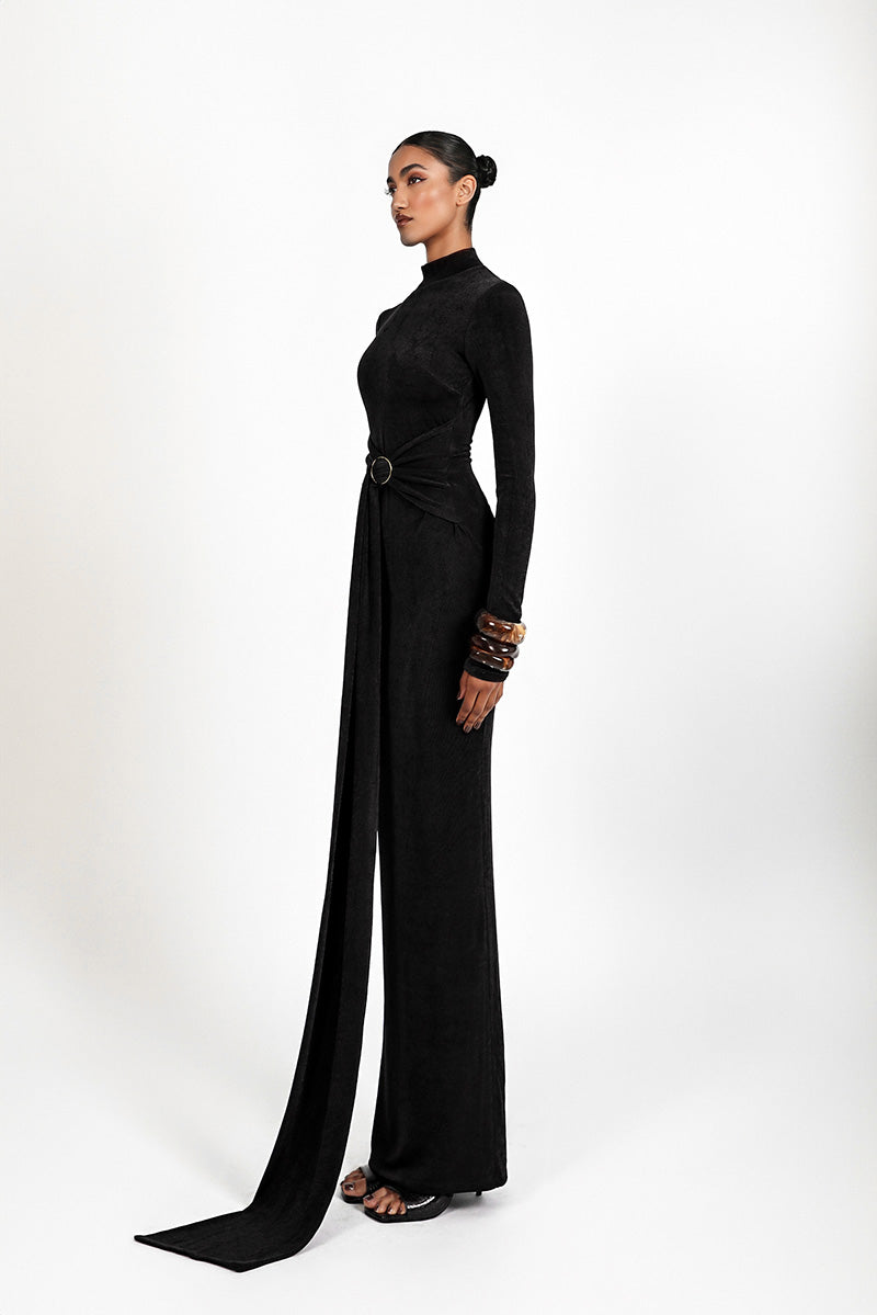 KHRISSY DRESS IN BLACK - CULT MIA