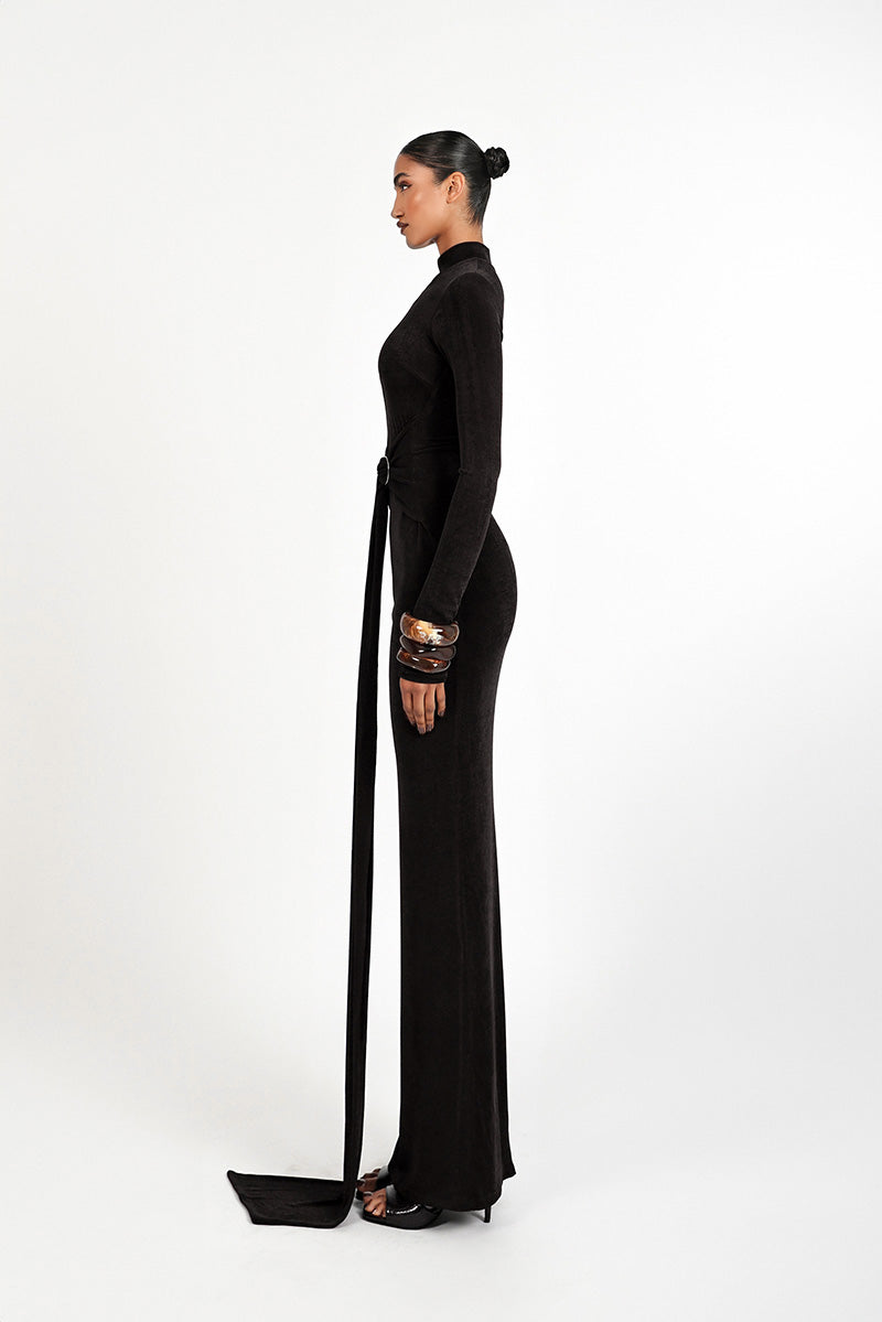 KHRISSY DRESS IN BLACK - CULT MIA