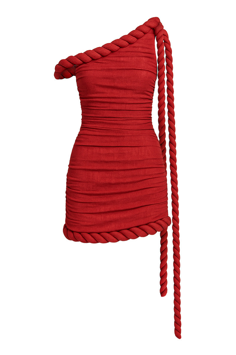 KUMUD MINI DRESS IN ORANGE - CULT MIA