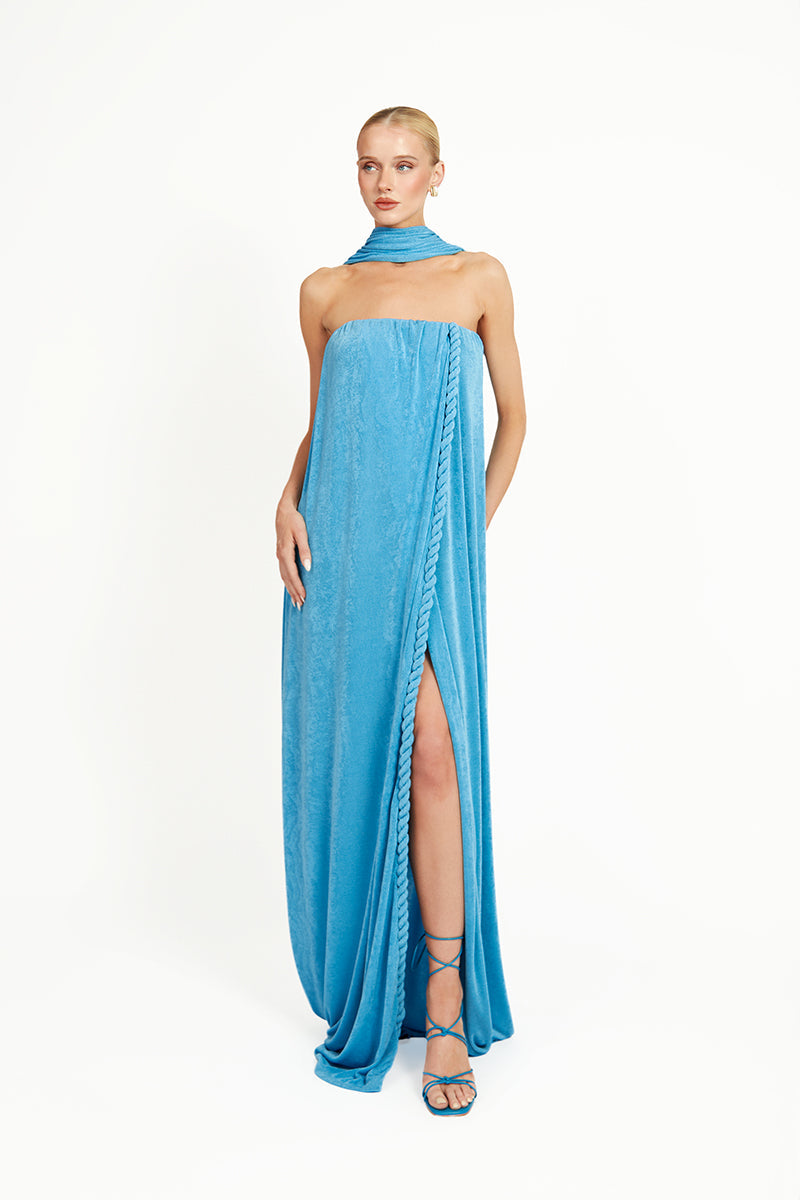 KUSHMITA DRESS IN BLUE - CULT MIA