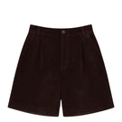 ZUT Kyoto short in chocolate color, casual men's shorts with a relaxed fit, made from lightweight fabric for comfortable wear.