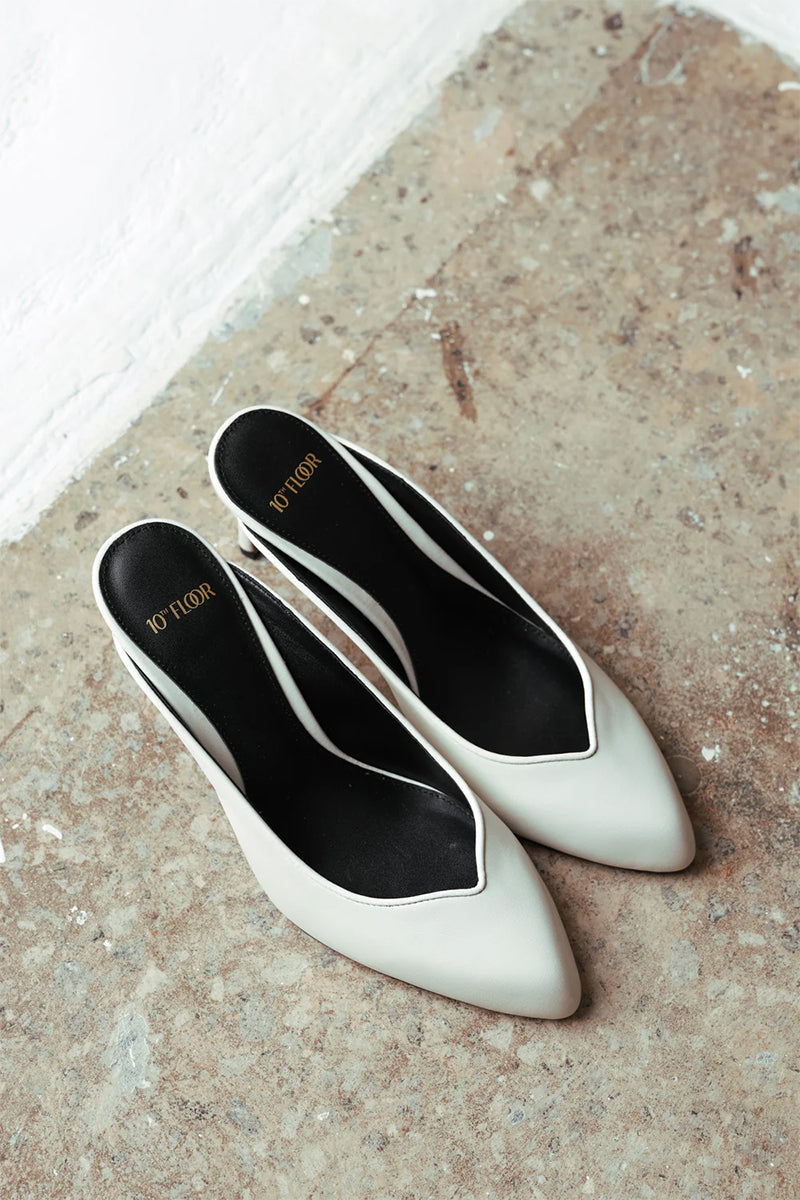 LANA  HEELS IN WHITE