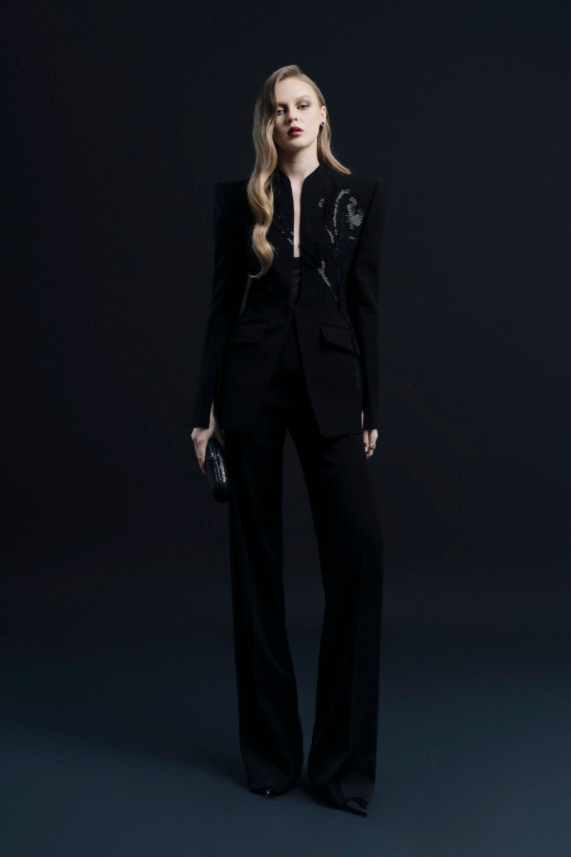 BORDEAUX JACKET IN BLACK - CULT MIA