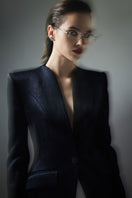 Black Lekieu Badajoz jacket with a sleek design, featuring a fitted style and subtle detailing, perfect for casual wear.