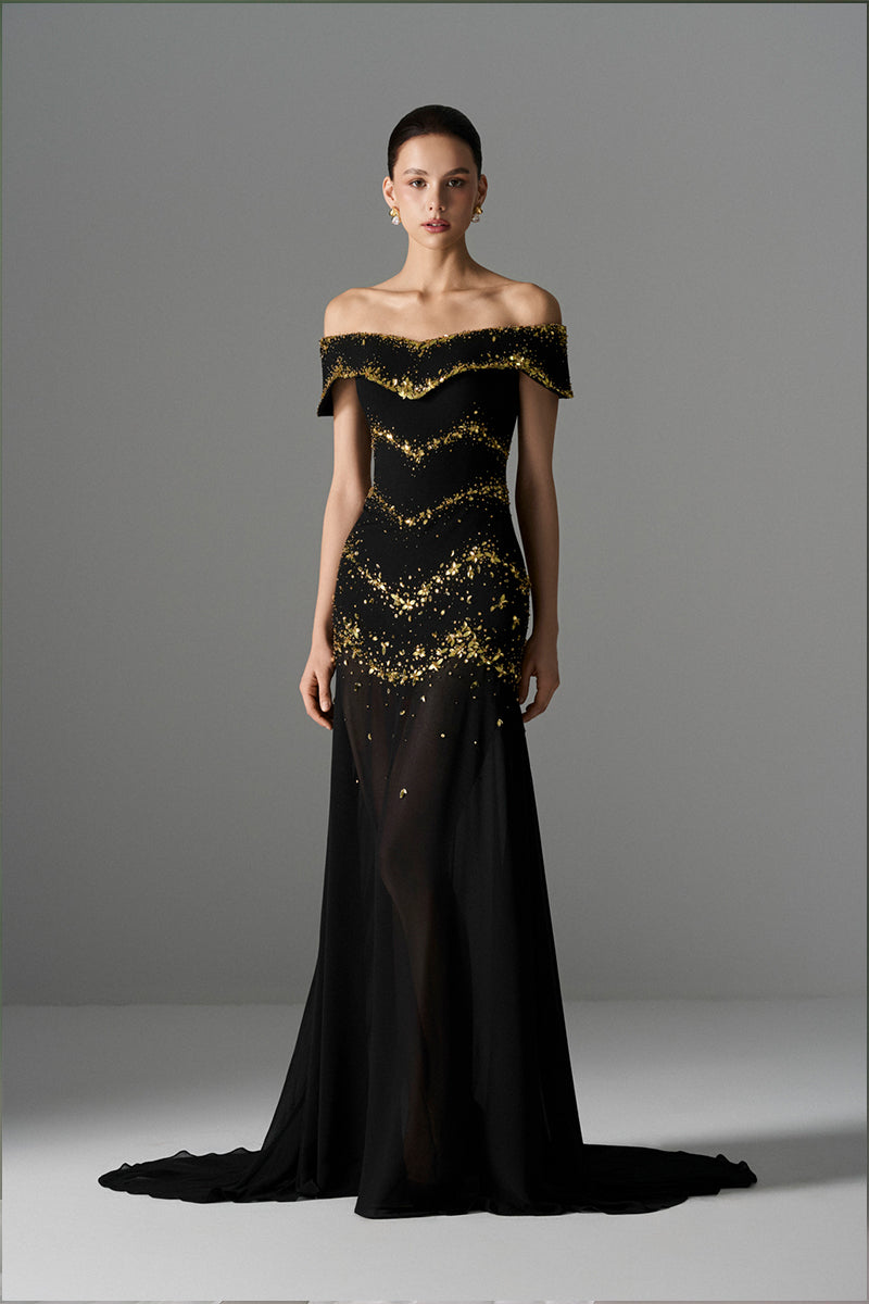 MIDNIGHT GALAXY GOWN | CULT MIA | Le Thanh Hoa MIDNIGHT GALAXY GOWN | CULT MIA | Le Thanh Hoa