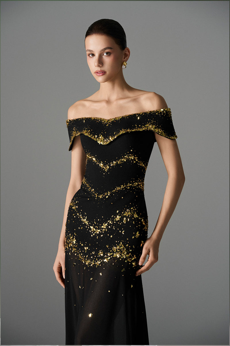 galaxy formal dress MIDNIGHT GALAXY GOWN | CULT MIA