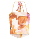 Tinta Latina floral print Lettitop, stylish women's blouse with vibrant floral pattern, lightweight fabric, and relaxed fit.