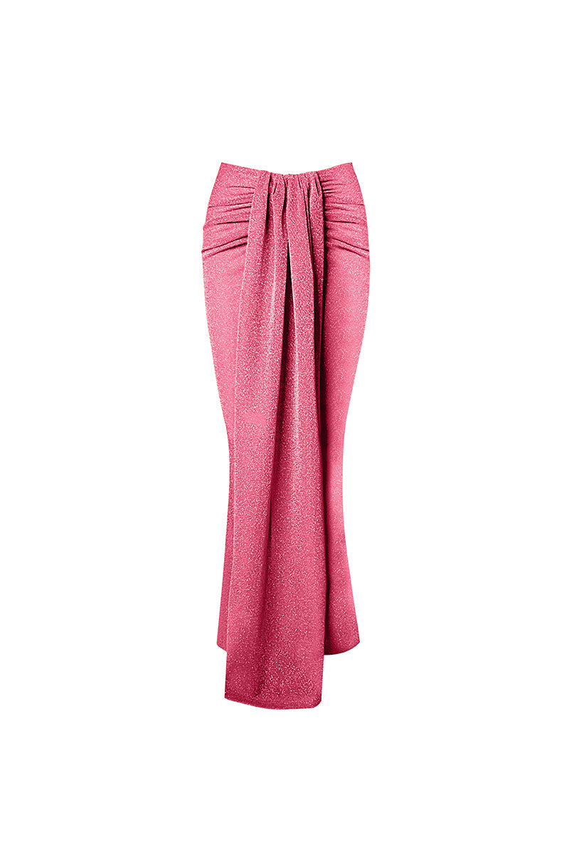LITTLE MERMAID MAXI SKIRT IN PINK - CULT MIA