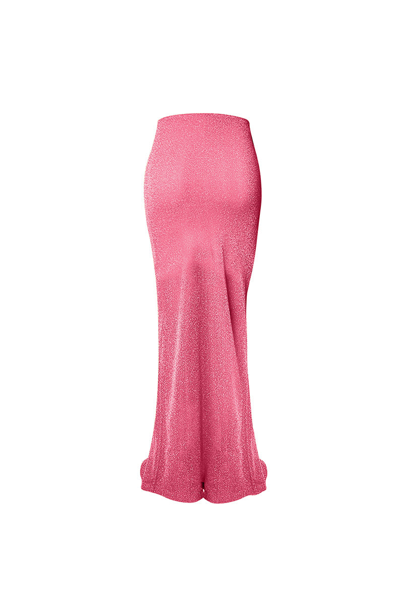 LITTLE MERMAID MAXI SKIRT IN PINK - CULT MIA