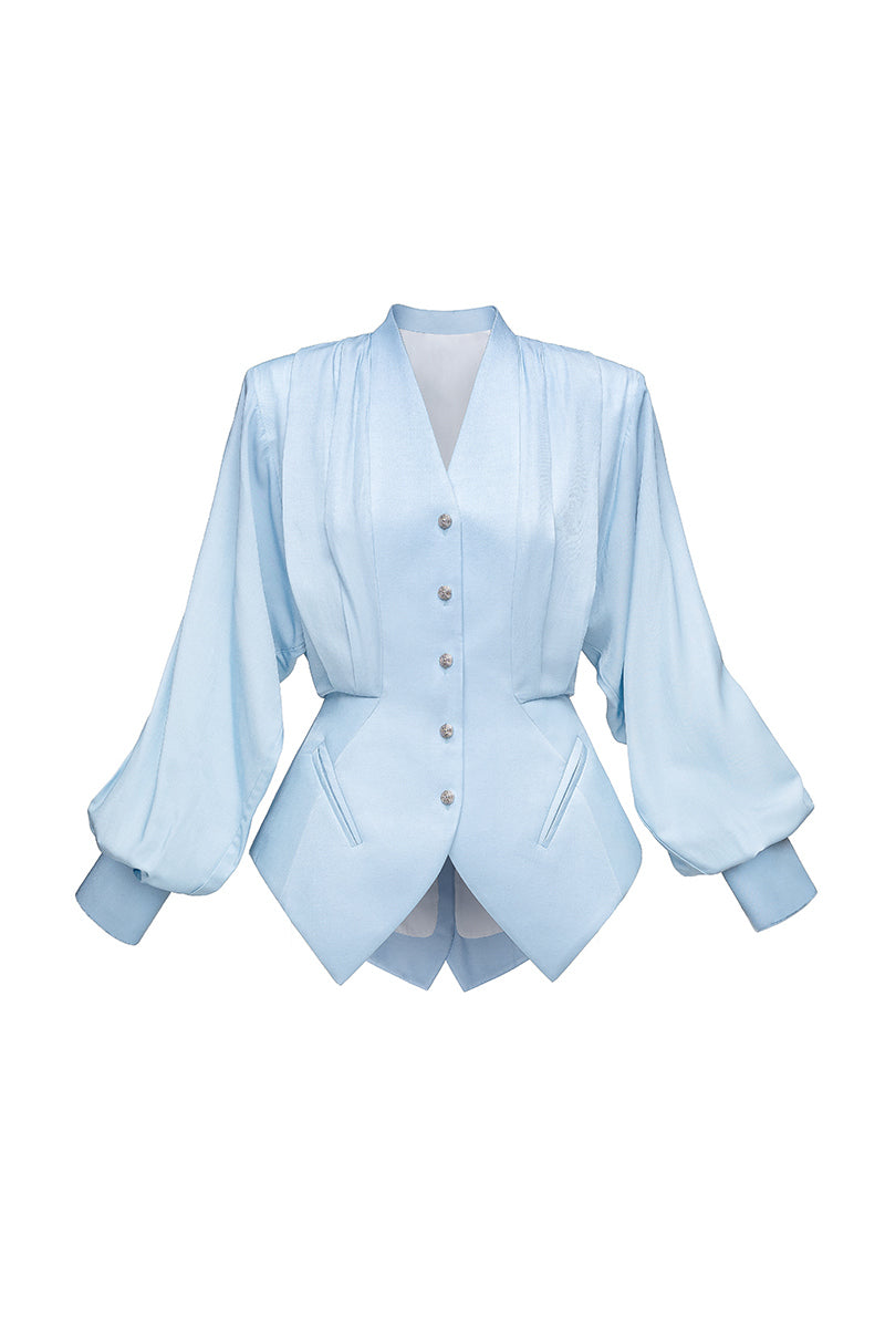 Jenny K Tran Longtown blazer jacket, stylish tailored blazer with a classic fit and sleek design, perfect for professional wear.