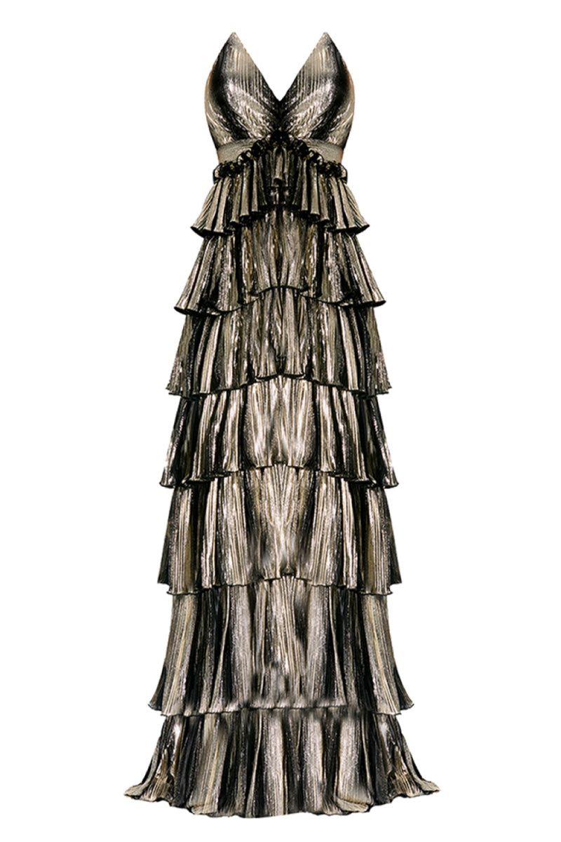 GOLDEN VERSAILLES GOWN - CULT MIA