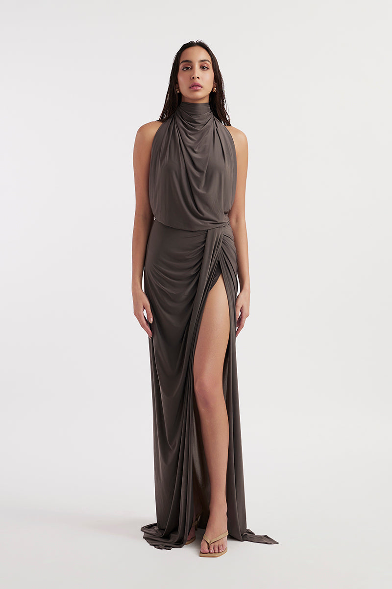 BEATRIX PURPLE DOVE MAXI DRESS - CULT MIA