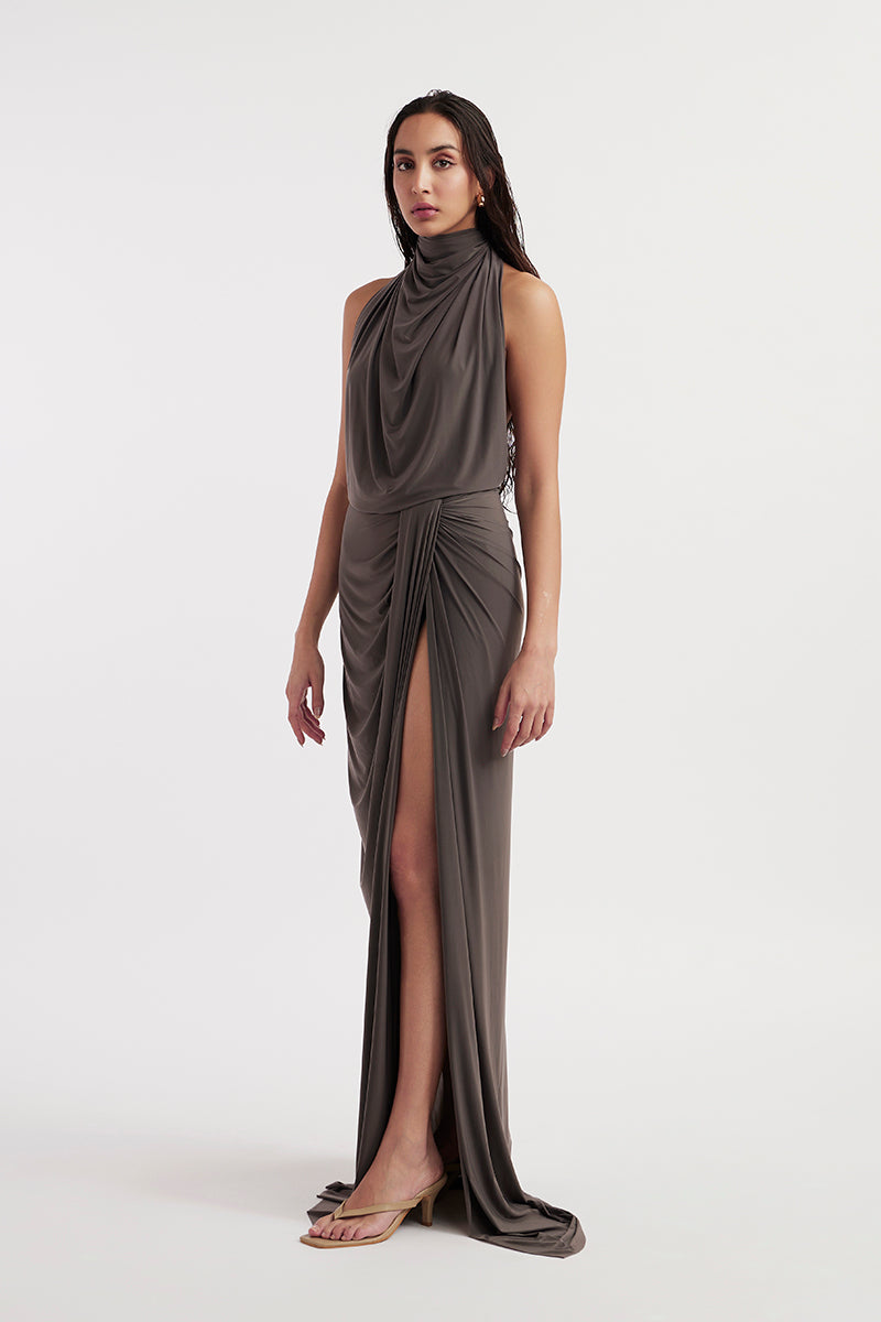 BEATRIX PURPLE DOVE MAXI DRESS - CULT MIA
