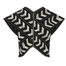 Maz Manuela Álvarez Loom Petal Crossed Top, stylish women's top with petal design, shown in a natural fabric and fit.