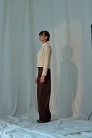Lorena Saravia Catalina blouse, stylish tops with a relaxed fit, featuring a patterned design and lightweight fabric.