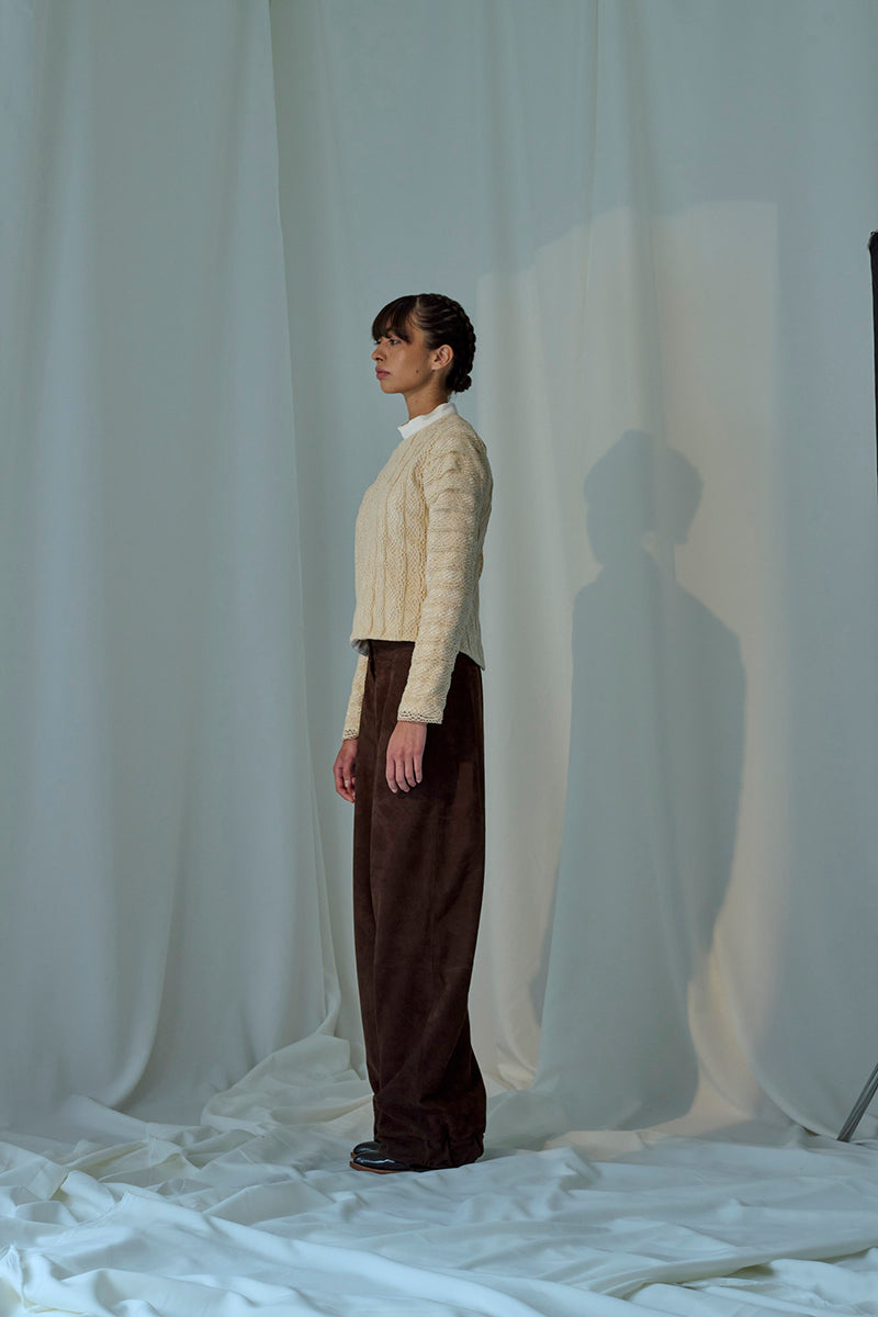 Lorena Saravia Catalina blouse, stylish tops with a relaxed fit, featuring a patterned design and lightweight fabric.