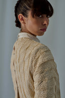 Lorena Saravia Catalina blouse in soft fabric, featuring a stylish design with long sleeves and a relaxed fit.